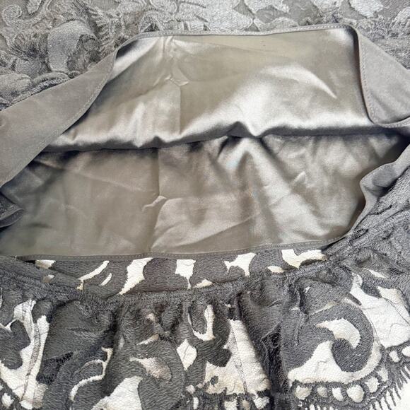 Alexis Eloy Ruffle Hem Lace Dress Bell Sleeve in Black Size XS - Picture 9 of 13